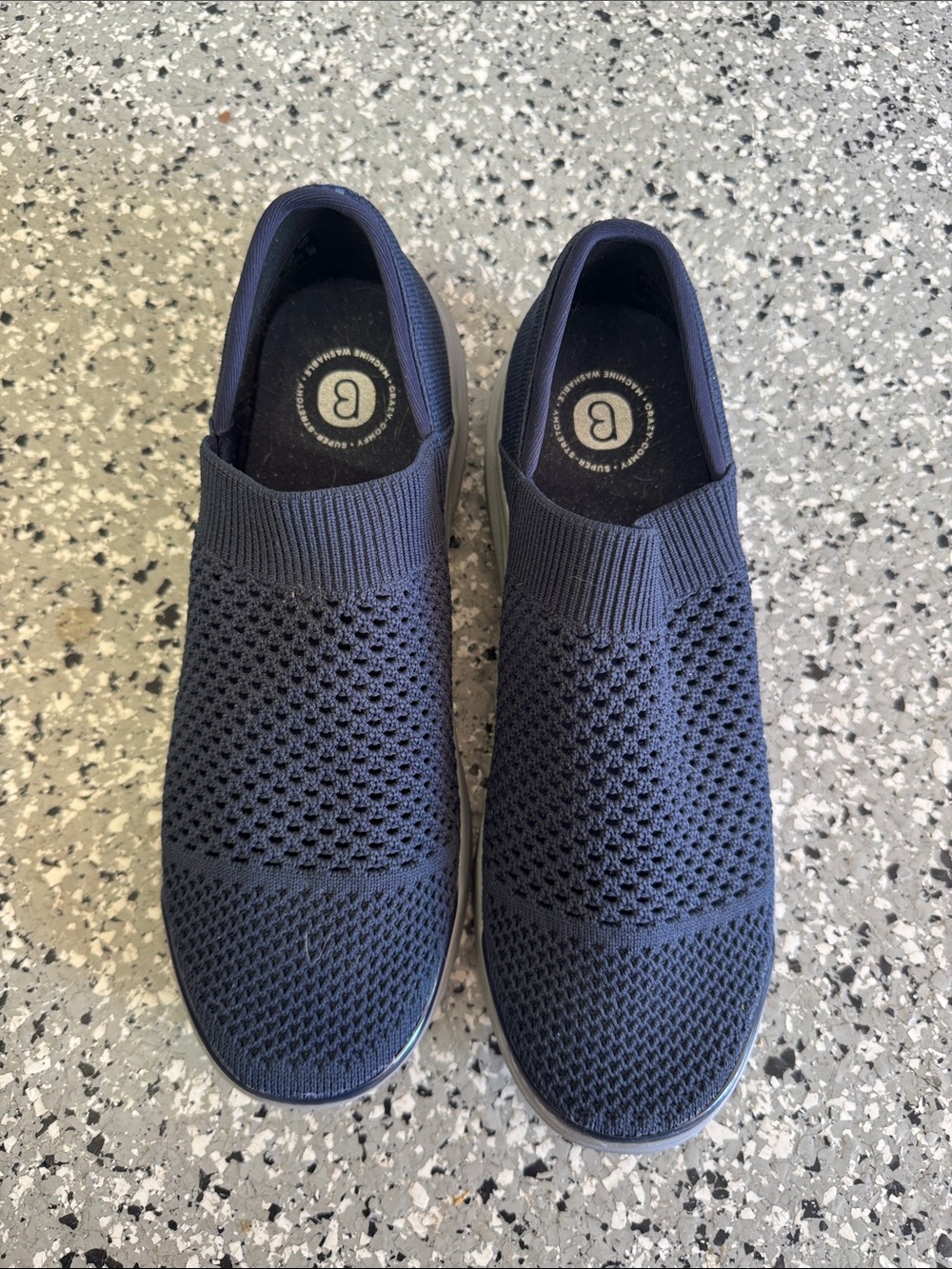 Women’s Slip-On Knit Sneakers - Navy